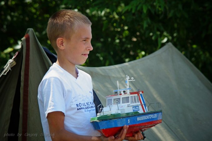 Змагання судномоделістів у Малині - червень 2013. День другий